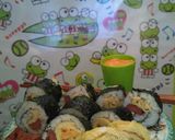 Foto langkah ke 8 dari resep Sushi isi telur & sosis.