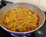 A picture of step 15 of Veg Maggi.