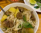 Hình bước làm 6 của món Hủ tiếu bò kho