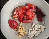 A picture of step 1 of Ginger Garlic chutney.