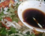 A picture of step 8 of Spicy BBQ chicken ricewith stir fry vegetables.