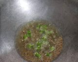 A picture of step 2 of Ratalyacha kees (grated stir fried sweet potato).