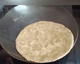 A picture of step 5 of Bajra flour Roti.