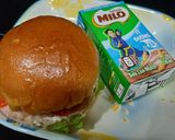 A picture of step 4 of Hamburger Sandwich.
