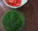 A picture of step 1 of Spinach pasta.