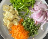 A picture of step 2 of Tri-colour Pasta.