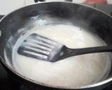 A picture of step 1 of Chestnut flour halwa.
