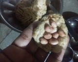 A picture of step 8 of Peanuts Stuffed Banana Appe in Spinach Sabudana Pudding.
