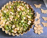 Une image de l'étape 2 de Tarte pommes/rhubarbe.