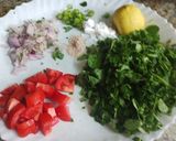 A picture of step 1 of Methi khuda.