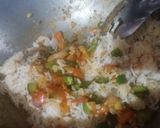 A picture of step 2 of Manipuri Style Chak Angouba.