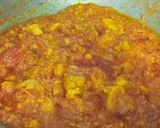 A picture of step 6 of Paneer butter masala.