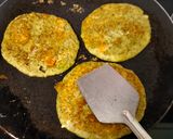 A picture of step 7 of Green Moong Vegetable Cheela.