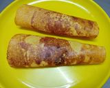 A picture of step 3 of Besan rava paper dosa.