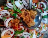 Gambar langkah 2 resipi Kerabu Sotong Thai 🇹🇭 (Thailand).