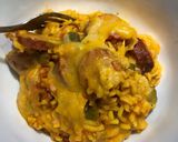 A picture of step 6 of Easy Sausage with Rice.