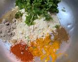 Kothimbir Vadi in microwave recipe step 1 photo