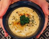 Hình bước làm 5 của món Seafood Chowder- Súp hải sản sóng sánh
