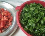 A picture of step 3 of Palak ki sabji.