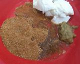 A picture of step 1 of Chicken tikka made in microwave.