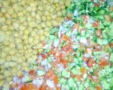 A picture of step 1 of Chana chaat.