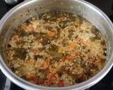 Palak and broken wheat khichdi