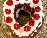 Une image de l'étape 12 de Gâteau chocolat framboises chantilly.