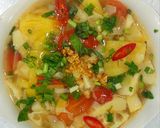 Hình bước làm 3 của món Canh măng chua