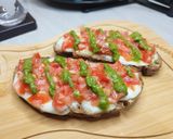 A picture of step 3 of Tricolor Bruschetta 🇮🇹.