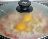 Foto del paso 6 de la receta: Pizza de atún y huevo en sartén