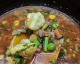 A picture of step 10 of Indian Winter Minestrone.