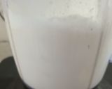 A picture of step 3 of Makhana almond sabza milk shake.