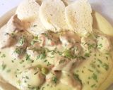 Tejszínes zöldborsós sertéscomb 🍖🍃 recept fázis 5 fotója
