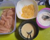 Foto langkah ke 1 dari resep Ayam Lapis Saus Mentega Bawang Lemon.