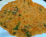 A picture of step 8 of Paneer suzi cheela / cheese rava pancake.