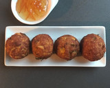 Foto del paso 4 de la receta: Bolitas crujientes de pollo con mermelada de naranjas amargas