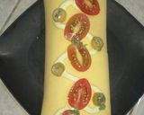 Foto del paso 3 de la receta: Arrollado de jamón y queso..y algo más