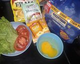 Foto langkah ke 1 dari resep Roti Telur Keju.