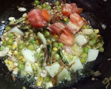 A picture of step 4 of Rava Upma.
