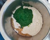 A picture of step 1 of Liquid Dough Palak Paratha.