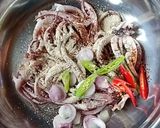 รูปขั้นตอนการทำที่ 2 ของ หนวดหมึก ลาบแซ่บ#ของว่าง