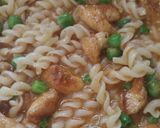 চিকেন চীজ মটর পাস্তা (chicken cheese matar pasta recipe in Bengali) রেসিপি ধাপ - 7 ছবি