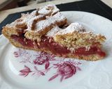 Epres-rebarbarás, teljes kiőrlésű pite recept fázis 7 fotója