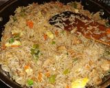 A picture of step 4 of Chicken & Egg Fried Rice.