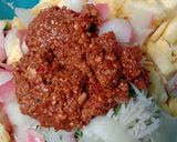 Foto langkah ke 2 dari resep Rujak serut bumbu kacang 🥜.