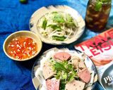 Hình bước làm 3 của món Bánh Ướt Nem Chả Lụa