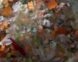 รูปขั้นตอนการทำที่ 2 ของ "ไข่เจียวแหนมทรงเครื่อง" Sour Pork Omelette 🐷🥚🍅🥕
