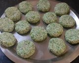 A picture of step 4 of Healthy broccoli paneer coins.