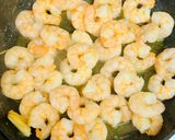 A picture of step 5 of Salad “Caesar” with shrimp 🦐.