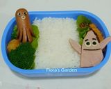 [元本山海苔]造型便當--海綿寶寶的食譜步驟2照片